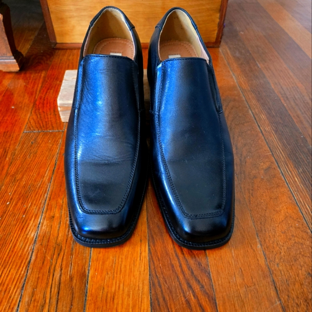 Mens size 8D  Black Dress Loafer Joseph Abboud